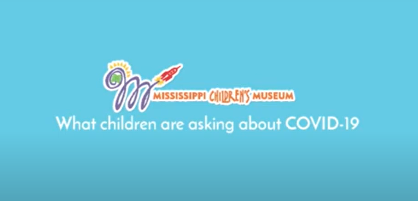 Image that says "What Children are Asking About Covid"